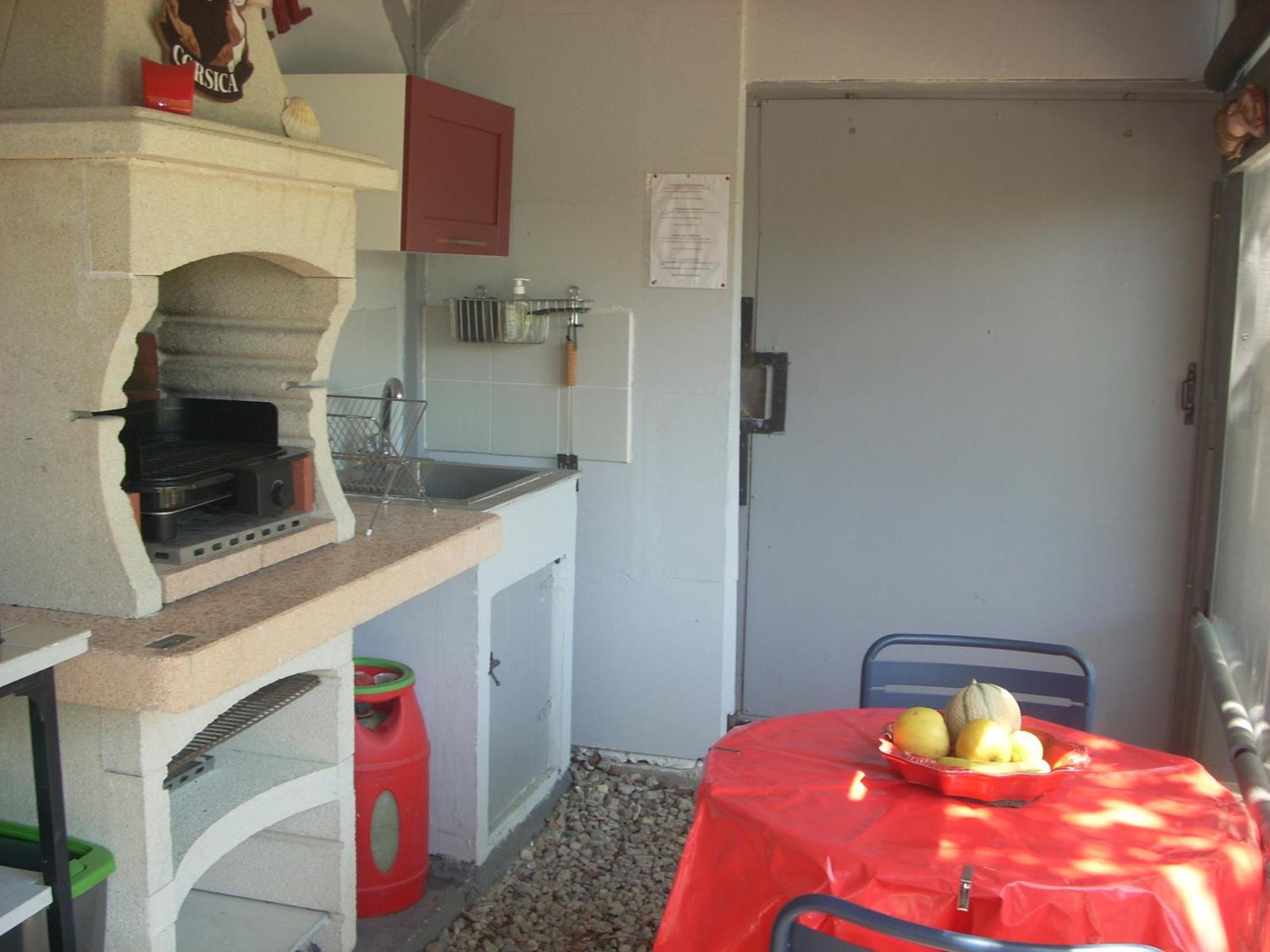 Chambre Independante Climatisee, Cuisine D'Ete, Piscine Sartène 외부 사진